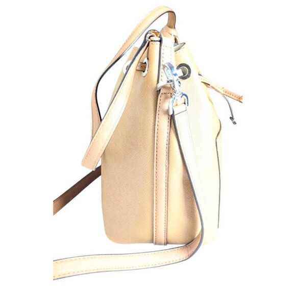 MICHAEL KORS Greenwich Saffiano Leather Bucket Satchel - Picture 5 of 9